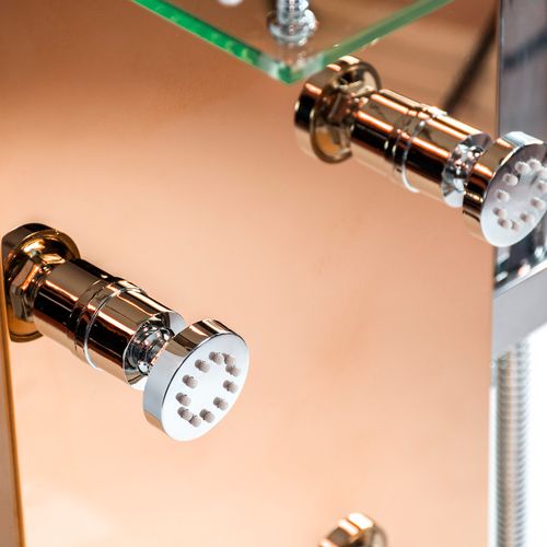 Bateria panel prysznicowy ROSE GOLD na Arena.pl