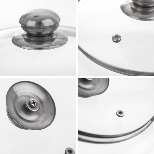 Pokrywka Szklana Pokrywa do Garnka Garnków Patelni Rondli Uniwersalna 30 cm na Arena.pl