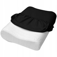 POSZEWKA NA PODUSZKĘ ORTOPEDYCZNĄ PROFILOWANĄ MEMORY UNIWERSALNA CZARNA