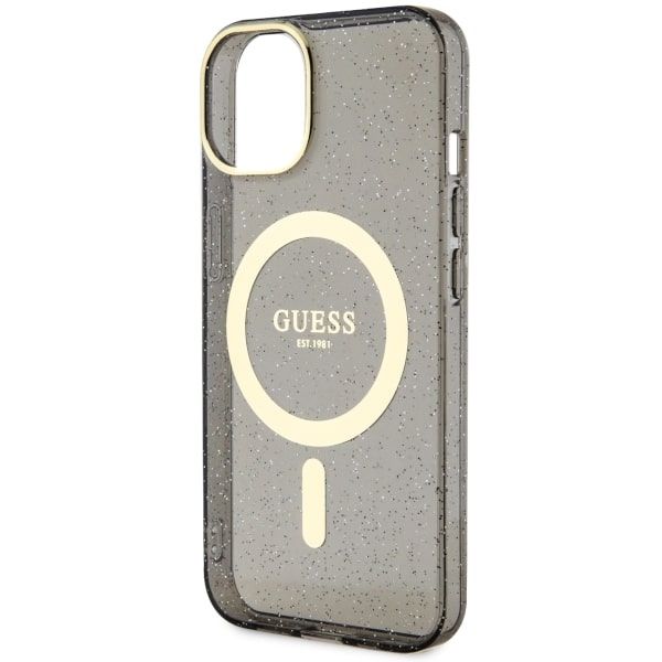 Etui Guess do iPhone 15, iPhone 14, iPhone 13, Czarny, MagSafe zdjęcie 6
