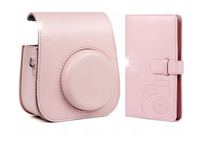 Futerał Etui Case Pokrowiec do Fuji INSTAX Mini 11 + ALBUM na 96 Zdjęć PINK