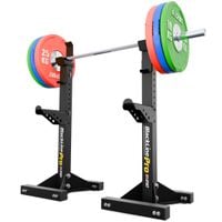Wzmocnione regulowane stojaki treningowe KSG017 do ćwiczeń z ławką, sztangą i gryfem