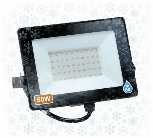 Halogen Naświetlacz LED 50W 4250lm Na Zimę IP65 zdjęcie 9