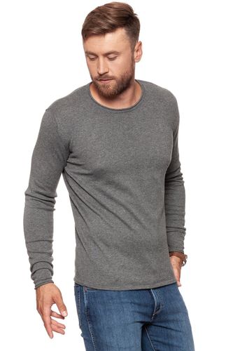 MĘSKI SWETER WRANGLER ROLL EDGE CREW GREY MARL W8624RGVB 2XL na Arena.pl
