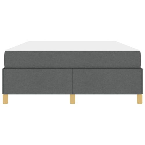 Łóżko sprężynowe Ciemnoszary i Biały 160 x 200 cm tkanina na Arena.pl