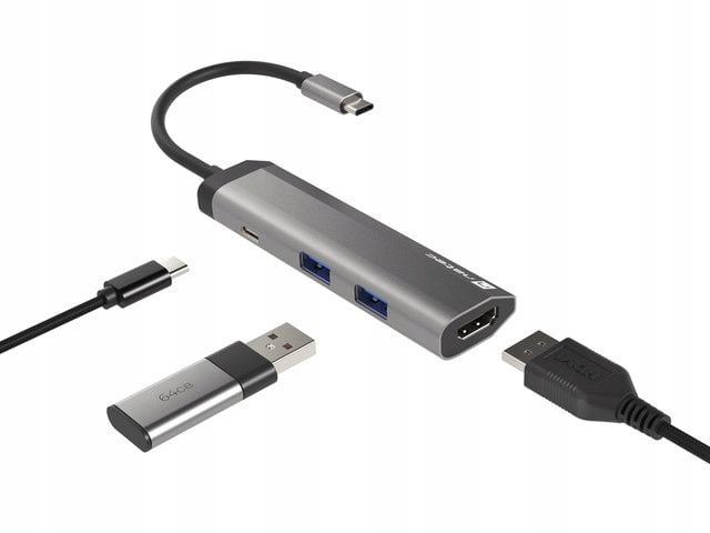 Hub USB Natec Fowler Slim USB-C - 2xUSB / HDMI zdjęcie 14