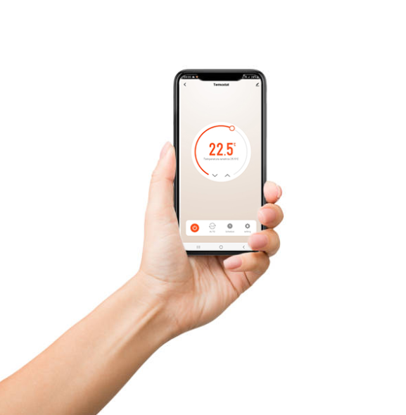 Grzejnik na podczerwień 720 W Promiennik Czarny SZKŁO WiFI Pilot Panel. zdjęcie 8