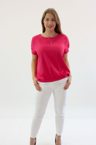 Elegancka bluzka ze ściągnieciem Azzurra Fuksja UNI na Arena.pl