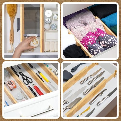 ZESTAW 4x ORGANIZER DO SZUFLADY NA SKARPETKI KUCHENNY DO SZUFLAD na Arena.pl