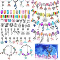 KORALIKI ZESTAW DO ROBIENIA BRANSOLETEK CHARMS BRANSOLETKI