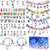 KORALIKI ZESTAW DO ROBIENIA BRANSOLETEK CHARMS BRANSOLETKI