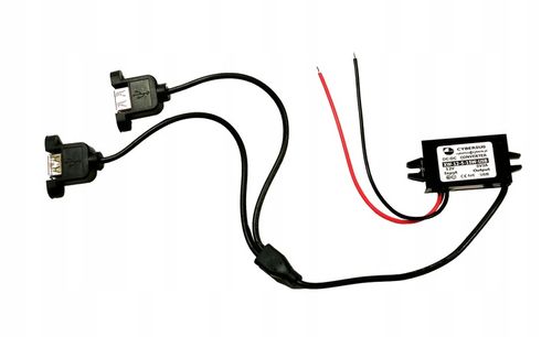 ładowarka samochodowa - przetwornica 2x5V/3A USB na Arena.pl