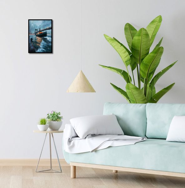 Plakat 25x35cm Stary Parowiec zdjęcie 4
