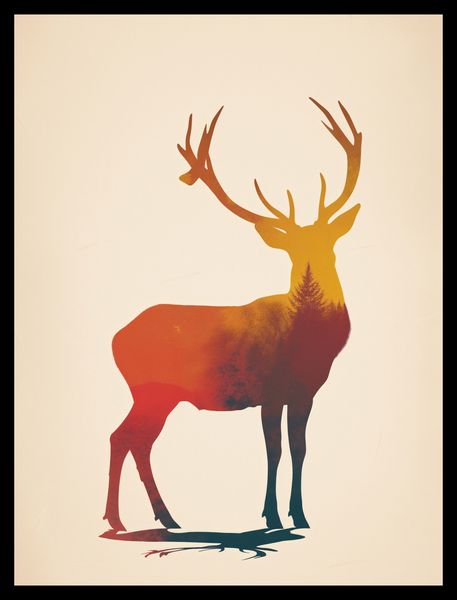 Plakat 30x40cm Światło Leśnego Monarchy zdjęcie 2