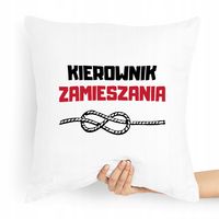 Poduszka Dla Kierownika Kierownik Zamieszania Z Nadrukiem Ze Zdjęciem