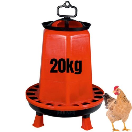 Karmidło 20kg zasypowe dla drobiu, karmnik dla kur na Arena.pl