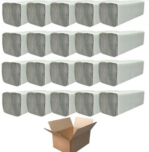 Ręcznik papierowy ZZ Bio szary 4000szt GRUBY Gramatura 38-40g 21cm x23 4000 na Arena.pl