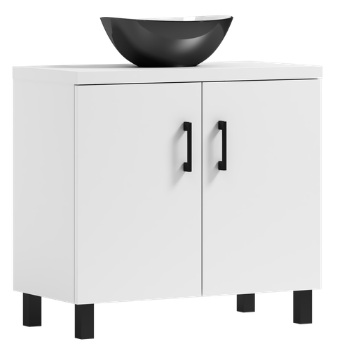 ZESTAW MEBLI LAZIENKOWYCH 50 szafka umywalka słupek w. (W2) + EC na Arena.pl