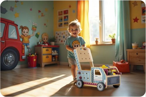 Drewniany chodzik pchacz RK-874 Ricokids na Arena.pl