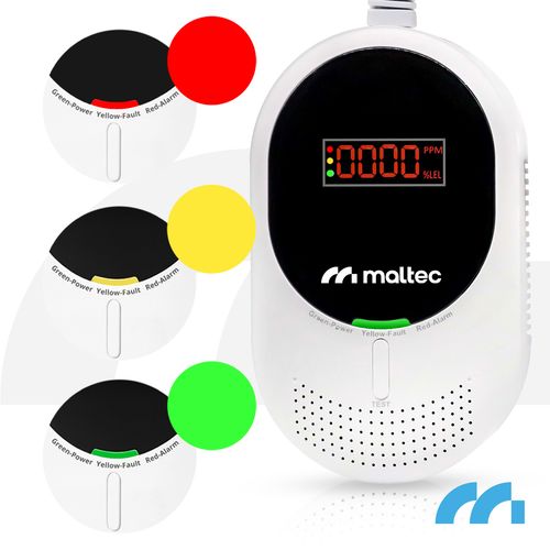 Czujnik Gazu Czadu LPG Alarm Detektor Tlenku Węgla CO Certyfikowany 2w1 LCD na Arena.pl