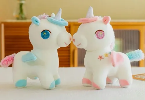 PLUSZAK JEDNOROŻEC UNICORN KUCYKI KONIKI MASKOTKA PLUSZOWA MIŚ 25cm na Arena.pl