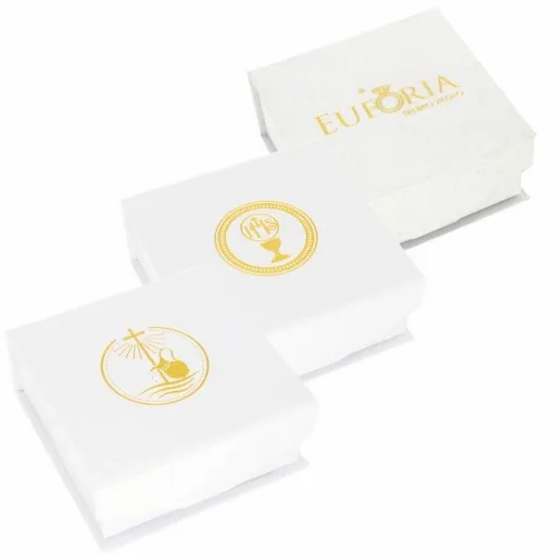 Łańcuszek Złoty 333 Krzyżyk Chrzest Komunia Grawer zdjęcie 11