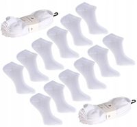 Skarpetki Stopki Damskie Skarpety Bawełniane Białe MORAJ 12-PAR 35-38