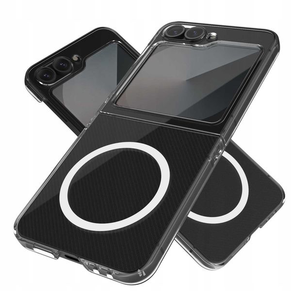 Spacecase Crystal Magcase Galaxy Z Flip 6 zdjęcie 2