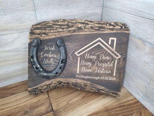 Oryginalny prezent na szczęście podkowa nowy dom na Arena.pl