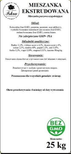 Mieszanka estrudowana 25kg na Arena.pl