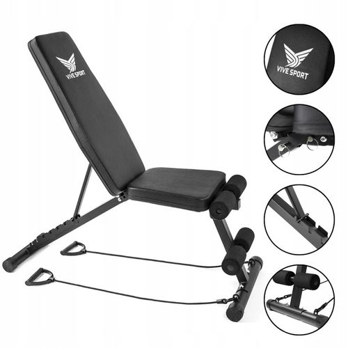 PROFESJONALNA WYTRZYMAŁA ŁAWKA TRENINGOWA DO ĆWICZEŃ ŁAWECZKA REGULOWANA na Arena.pl