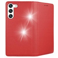 Etui z klapką niktrade do Samsung Galaxy S23 FE czerwony