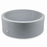 Suchy basen 110x40cm Velvet Soft Jasnoszary bez piłek