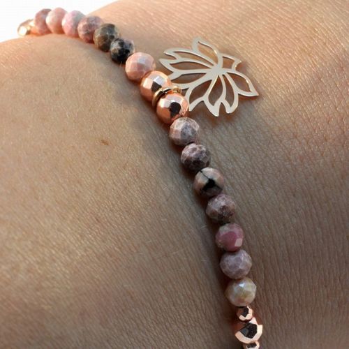 "Bransoletka RODONIT HEMATYT 925" na Arena.pl