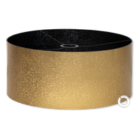 Abażur Cerlux 40 x 20 cm czarny złoty klosz żyrandol lampa wisząca stojąca