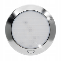 127MM 12v światło led przyczepy kempingowe ultra smukła lampa sufitowa 4,1W