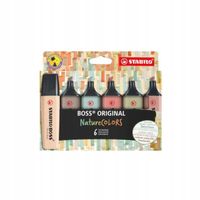 Zestaw zakreślaczy Stabilo Nature Colors 6szt