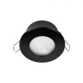 CZARNA OPRAWA HALOGENOWA IP44 35W GU10 ALUMINIUM