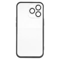 etui do iphone 13 pro w393 bezbarwny z czarnym