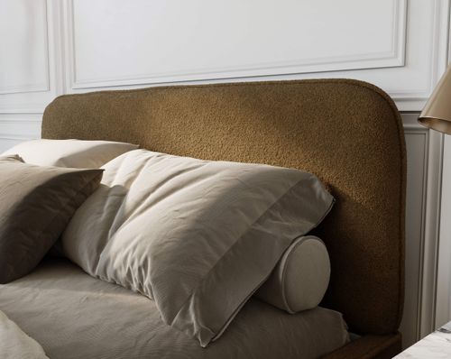Łóżko tapicerowane Nello 140x200 Brązowe na Arena.pl