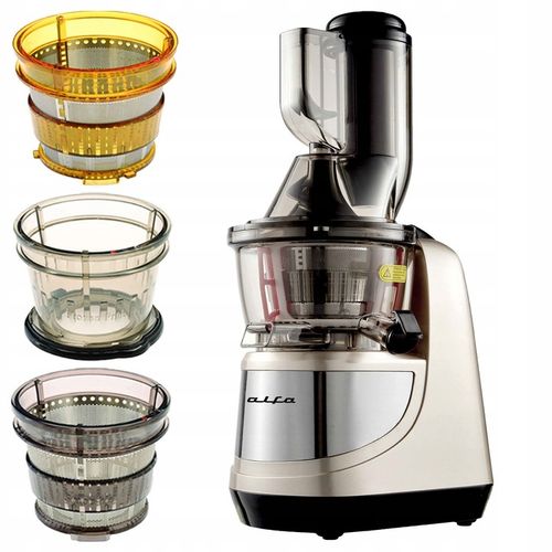 WYCISKARKA WOLNOOBROTOWA GRASS SOKOWIRÓWKA SREBRNA DUŻY OTWÓR BERLINGER na Arena.pl