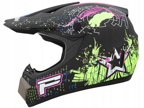 KASK CROSS GOGLE RĘKAWICE NA CROSS ENDURO QUAD ROWER BMX HULAJNOGA XS na Arena.pl