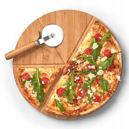 Deska do pizzy, bambus Ø35cm Kinghoff na Arena.pl