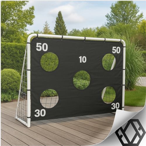 BRAMKA PIŁKARSKA Z MATĄ CELOWNICZĄ dla dzieci SKŁADANA DO PIŁKI NOŻNEJ 2,4m na Arena.pl