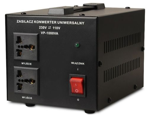 ZASILACZ KONWERTER TRANSFORMATOR 230V 110V 1000W na Arena.pl