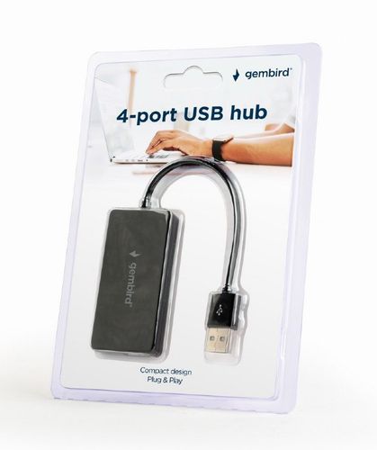GEMBIRD USB 2.0 4-port hub black na Arena.pl