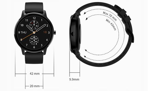 Smartwatch DT56 black silicone na Arena.pl