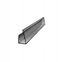 U-profil zamykający 2100mm dymny (szary) 8mm