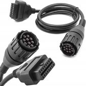 Adapter z OBD2 na wtyk BMW 10 pin do motocykli