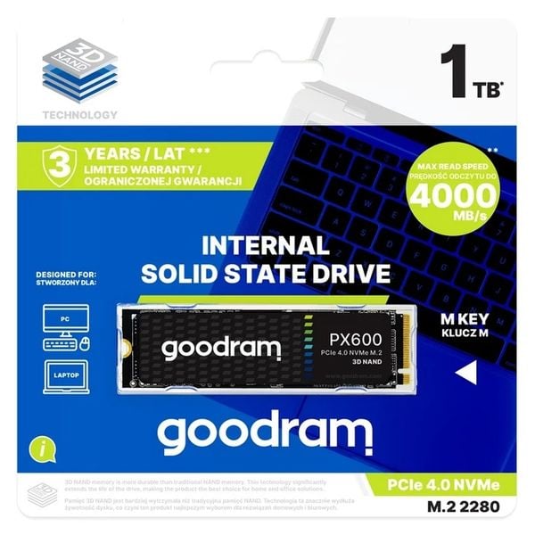 Goodram PX600 2TB Dysk SSD M.2 PCIe NVMe zdjęcie 6